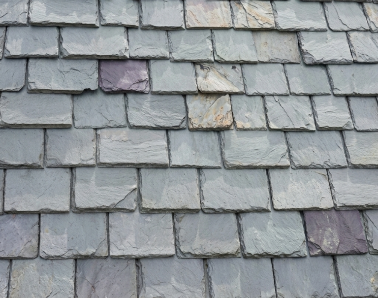 Slate roof surface for professional roof cleaning service