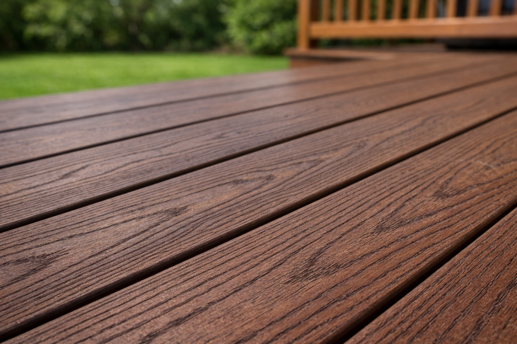 Trex composite deck surface for deck cleaning service